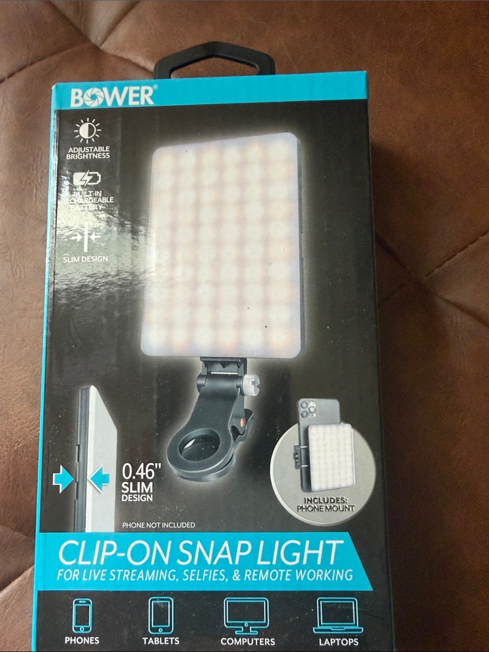 Bower Clip-On Snap Light - Black